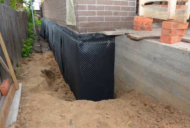 Happy homeowners after waterproofing job in Harveysburg